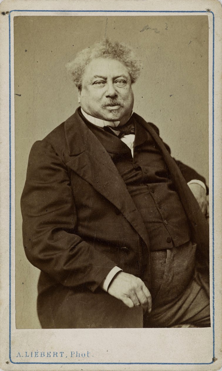 El autor Alexandre Dumas padre 1802-1870 de Alphonse Liebert