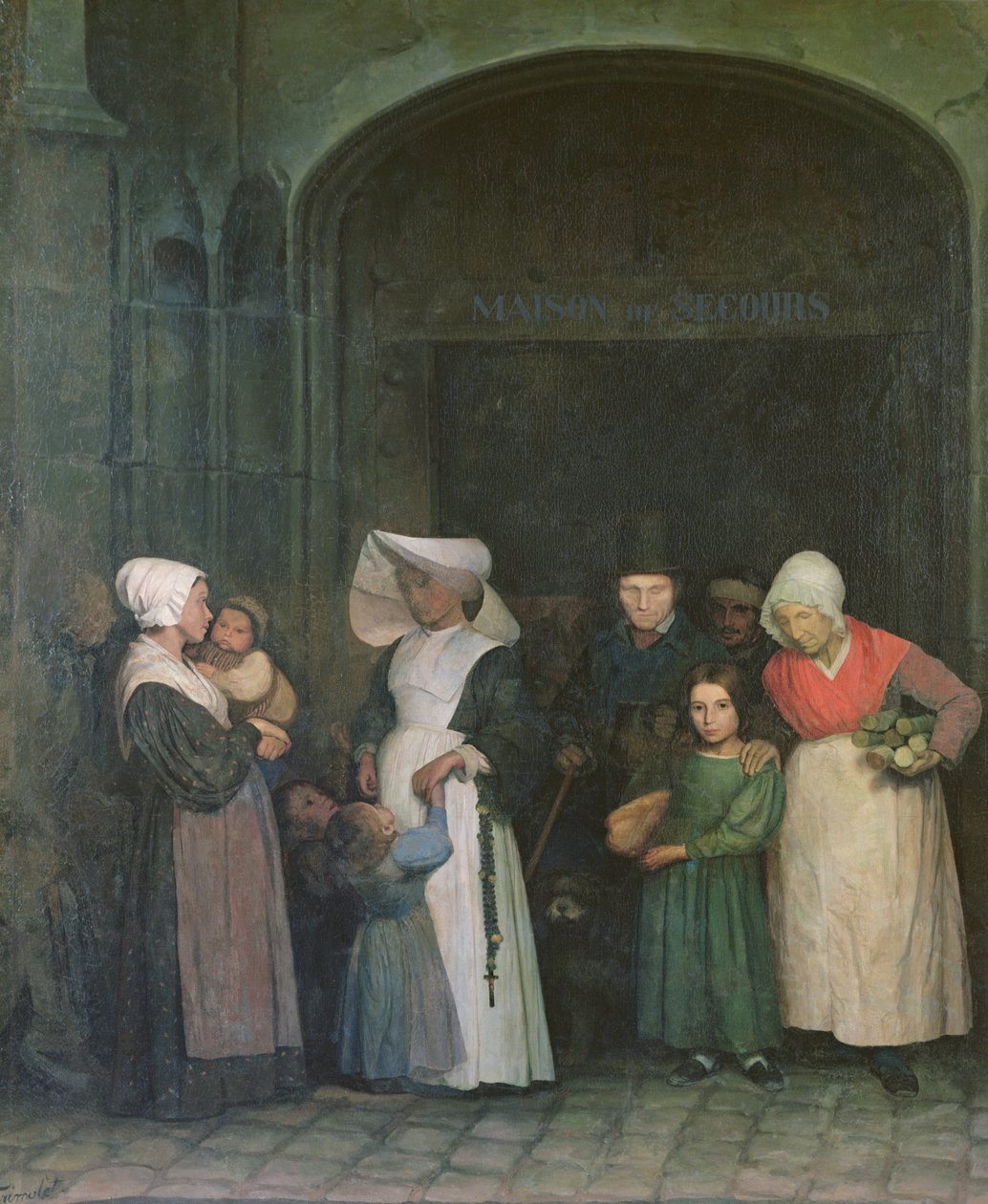 La Casa de Refugio, c.1840 de Alphonse Louis Pierre Trimolet