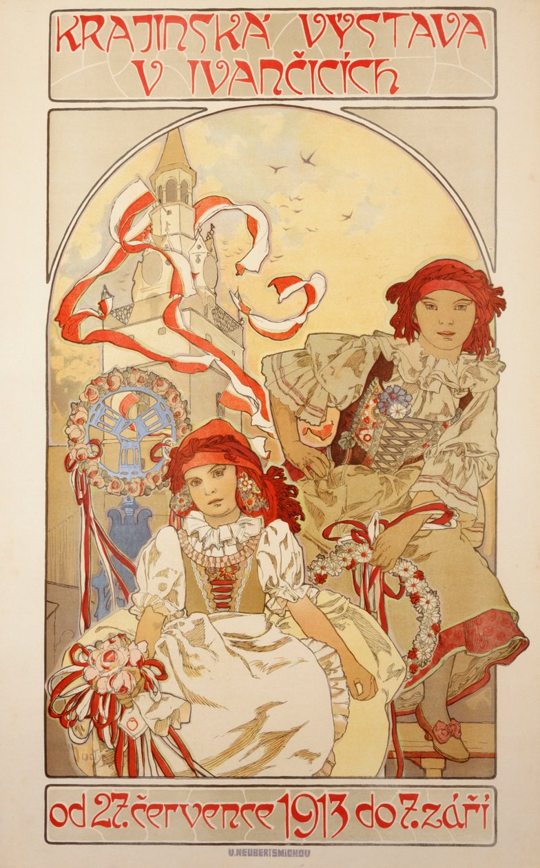 Exposición Regional en Ivancice, 1913 de Alphonse Mucha