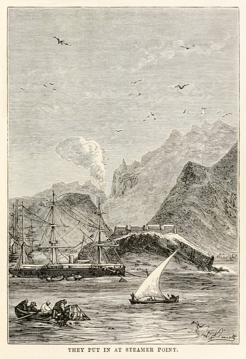 Aterrizan en Steamer Point, de 