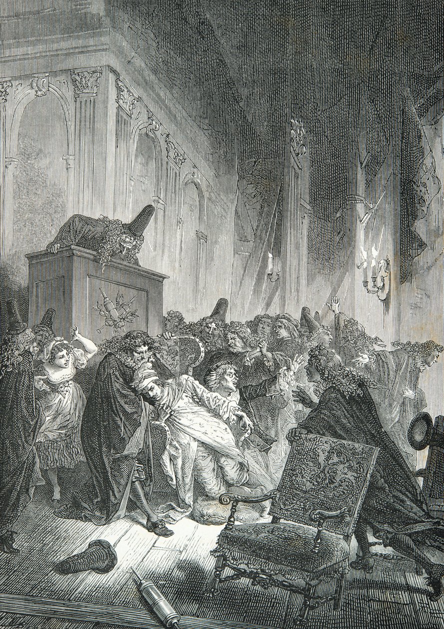Muerte de Moliere de Alphonse Marie de Neuville
