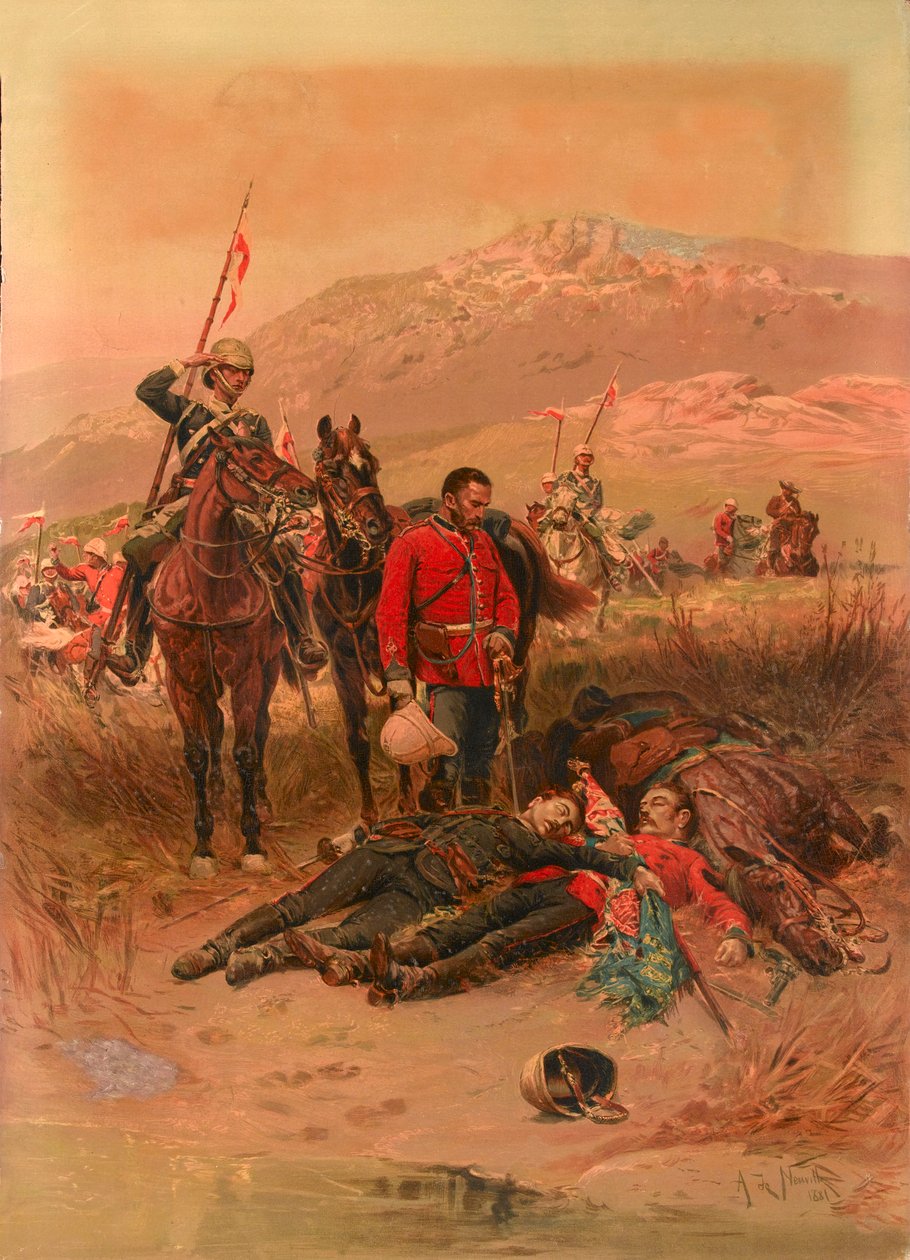 Último sueño de los valientes, Isandlwana, Guerra Zulú de Alphonse Marie de Neuville