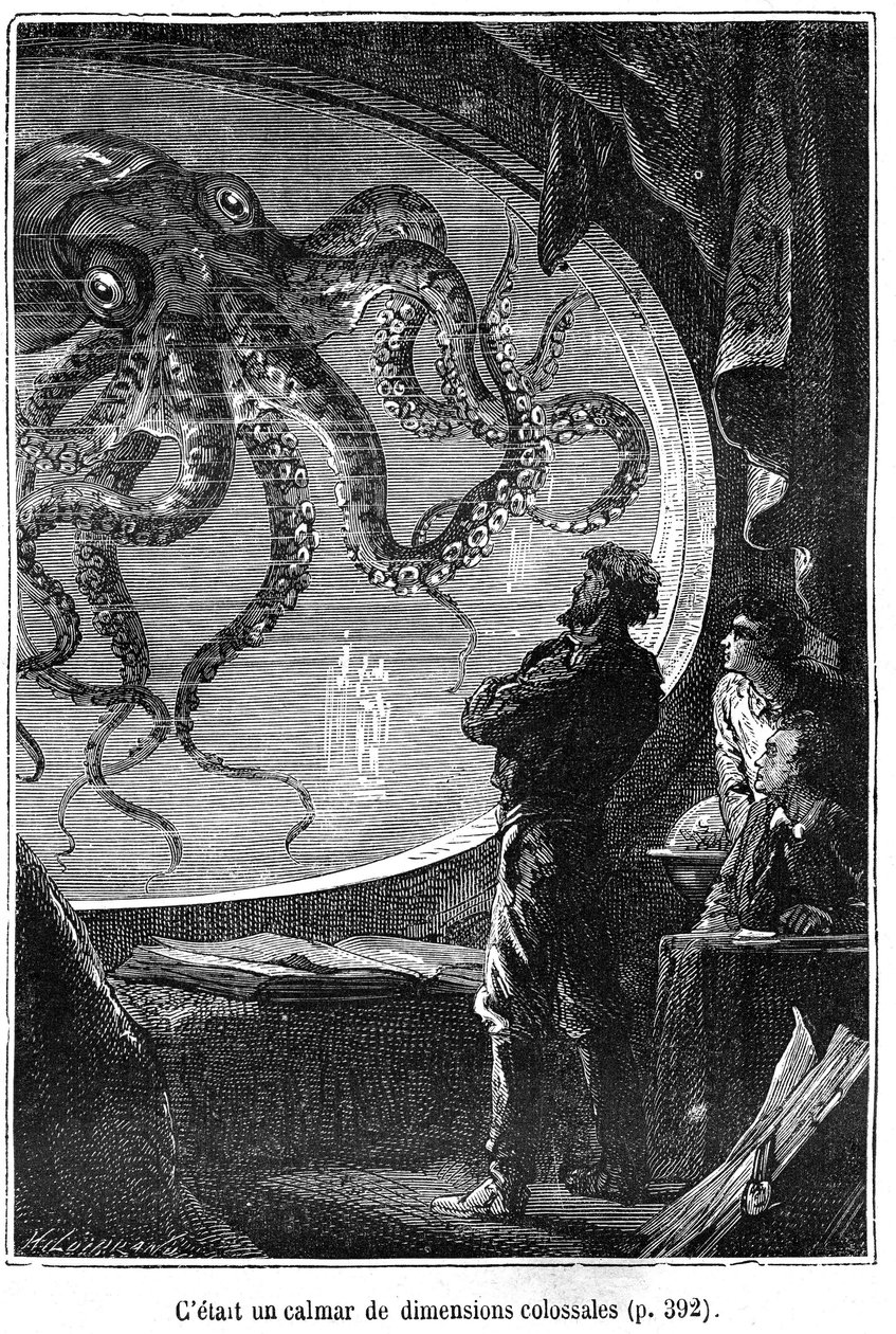 “Veinte mil leguas de viaje submarino” de Alphonse Marie de Neuville