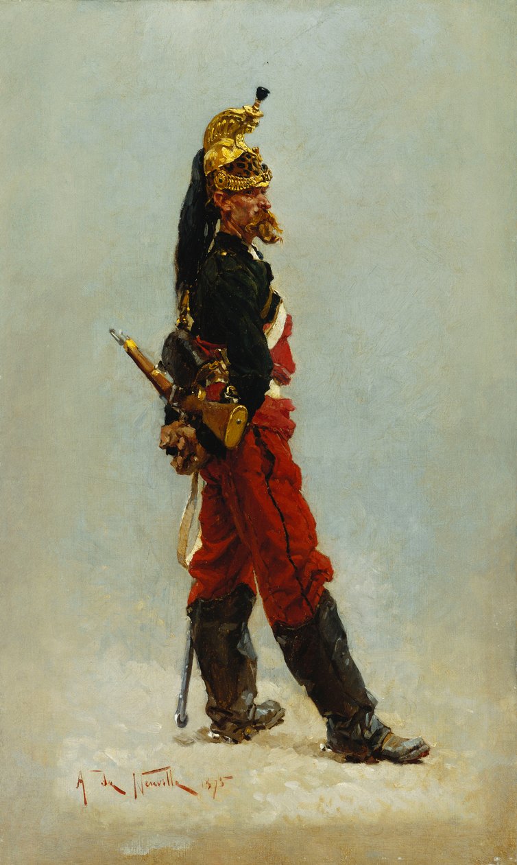 Un Dragón, 1875 de Alphonse Marie de Neuville