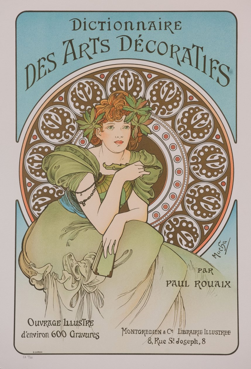 Dictionnaire des Arts Décoratifs, 1902 de Alphonse Mucha