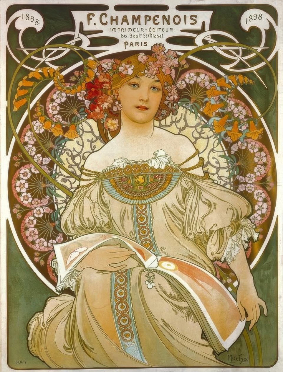 F.Champenois / Imprimeur – Editeur de Alphonse Mucha