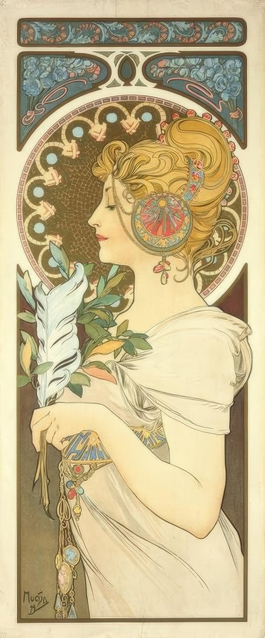 Pluma de Alphonse Mucha
