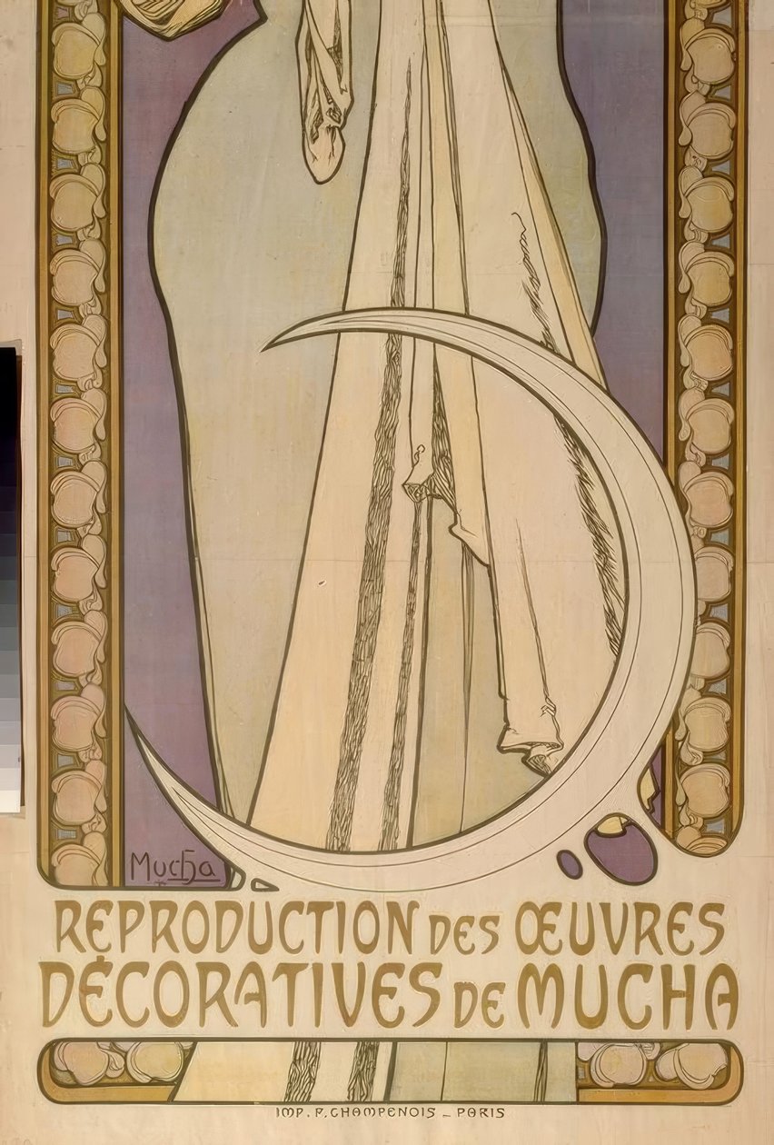 Lygie – Reproducción de las obras decorativas de Mucha de Alphonse Mucha