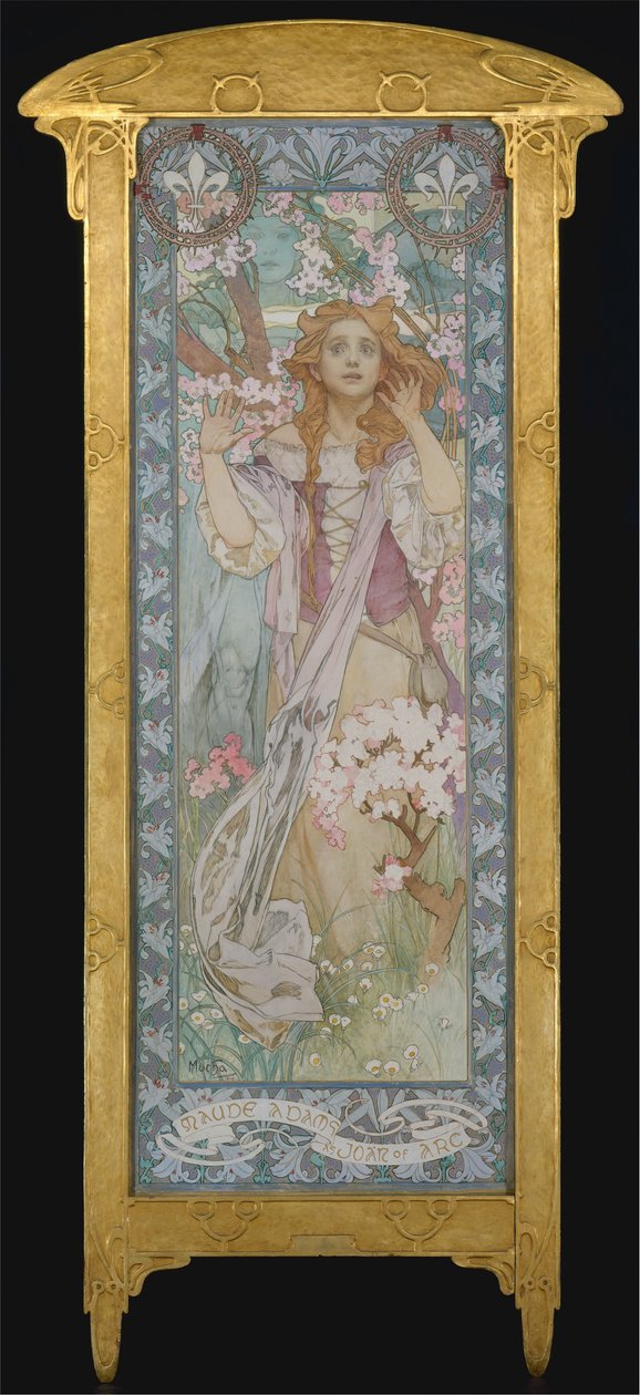 Maude Adams como Juana de Arco, 1909 de Alphonse Mucha