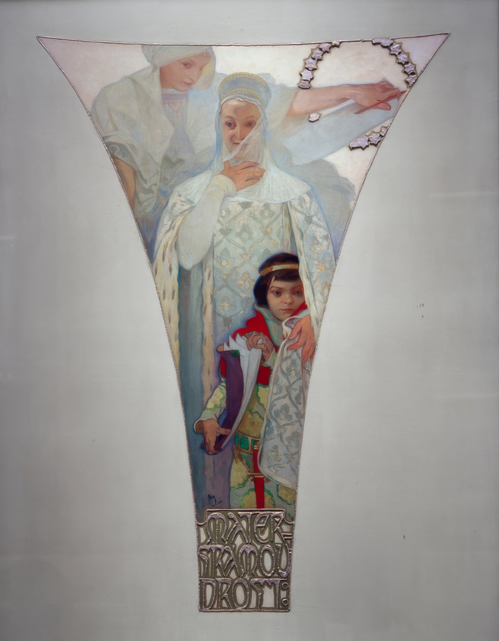 Sabiduría maternal – Eliska Premyslovna de Alphonse Mucha