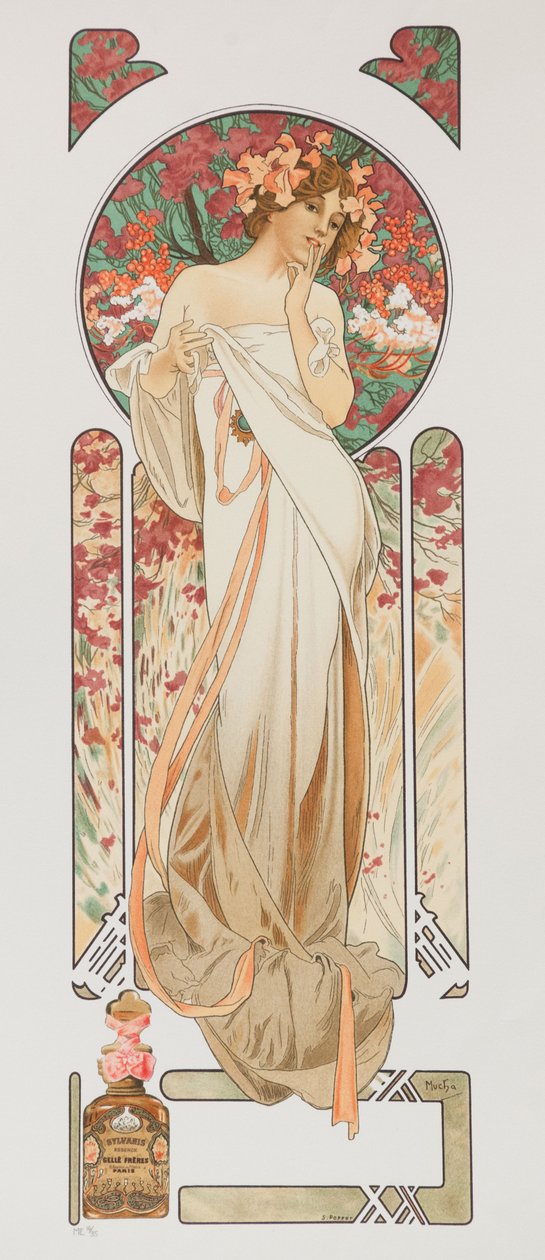 Esencia de Sylvanis, 1899 de Alphonse Mucha