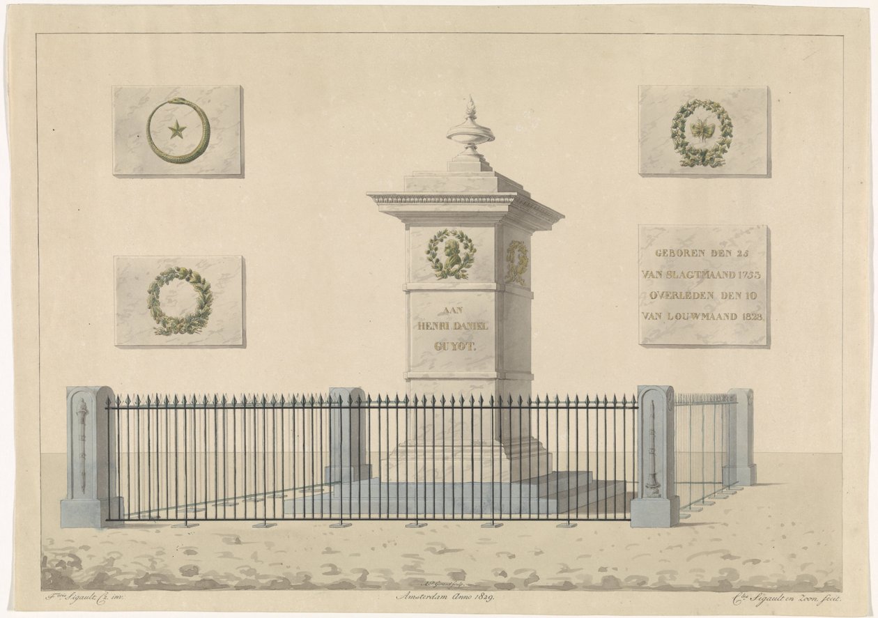 Monumento a Henri Daniel Guyot de Alphonse Pierre Giraud