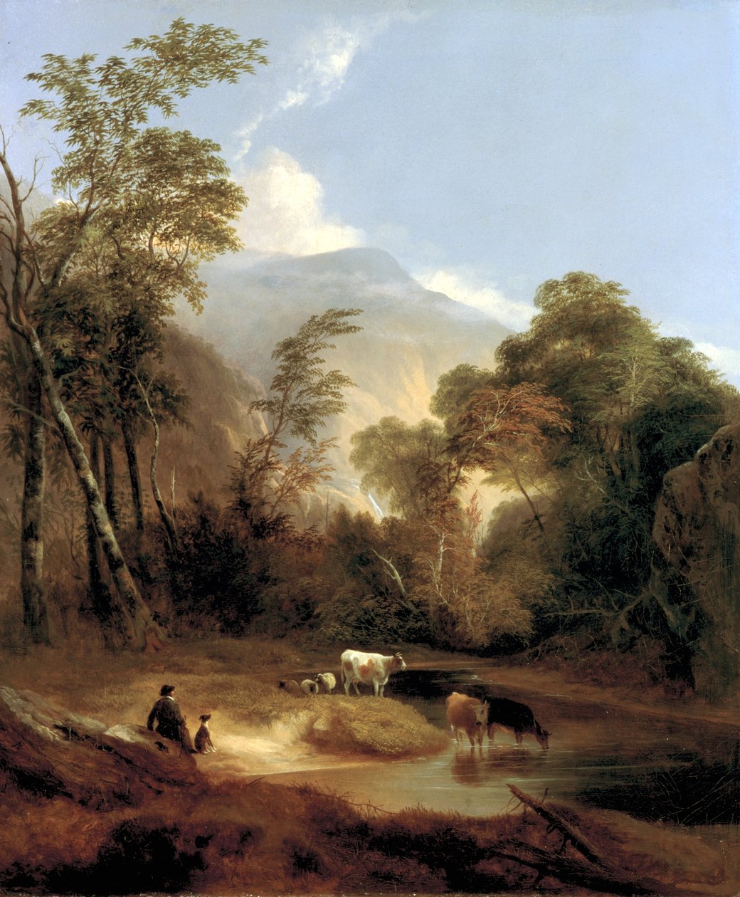 Paisaje pastoral de Alvan Fisher