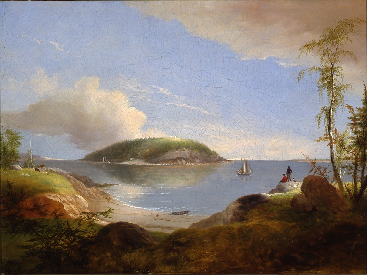 Recuerdo de la isla Bear, Maine, 1850 de Alvan Fisher