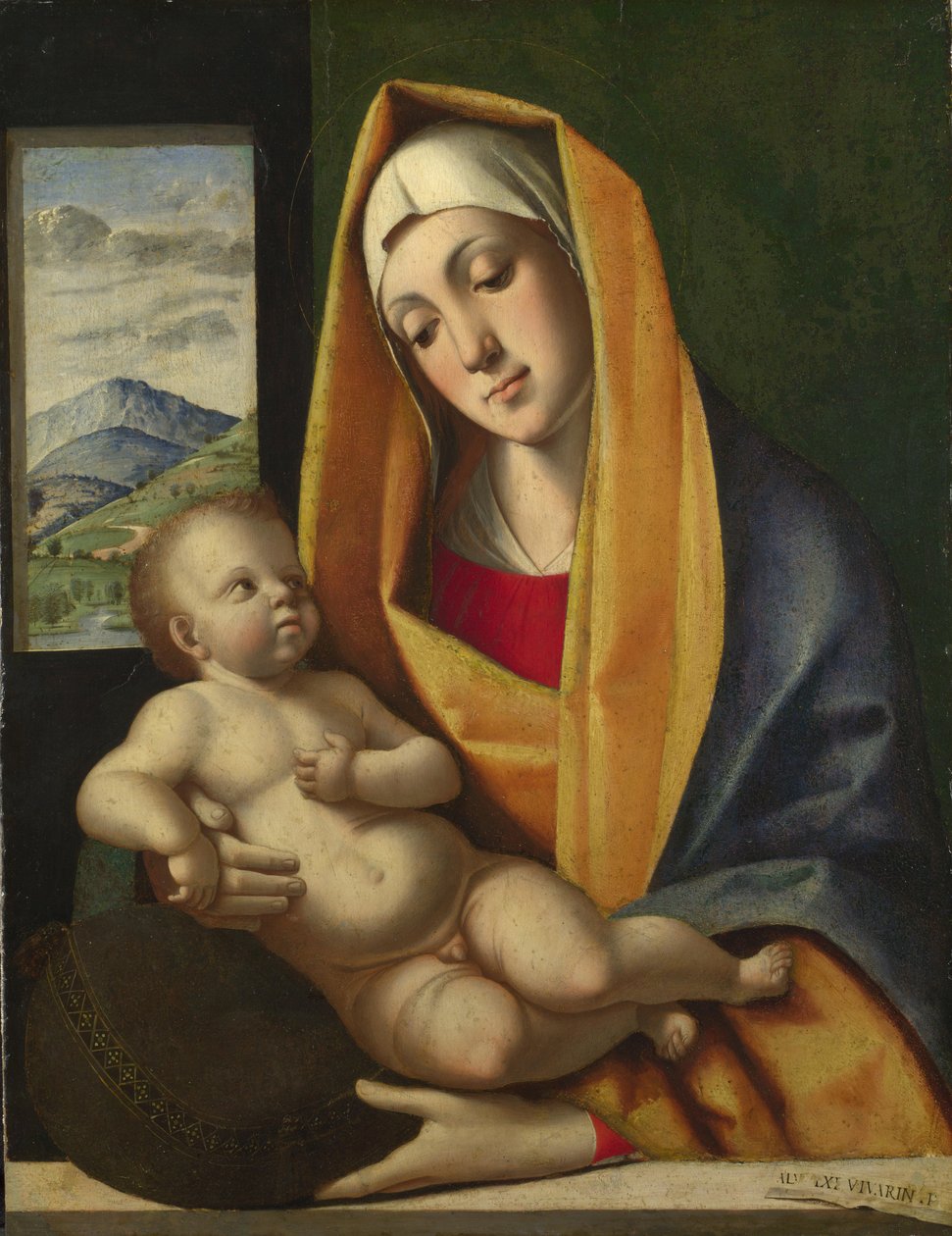 La Virgen y el Niño, ca 1483 de Alvise Vivarini