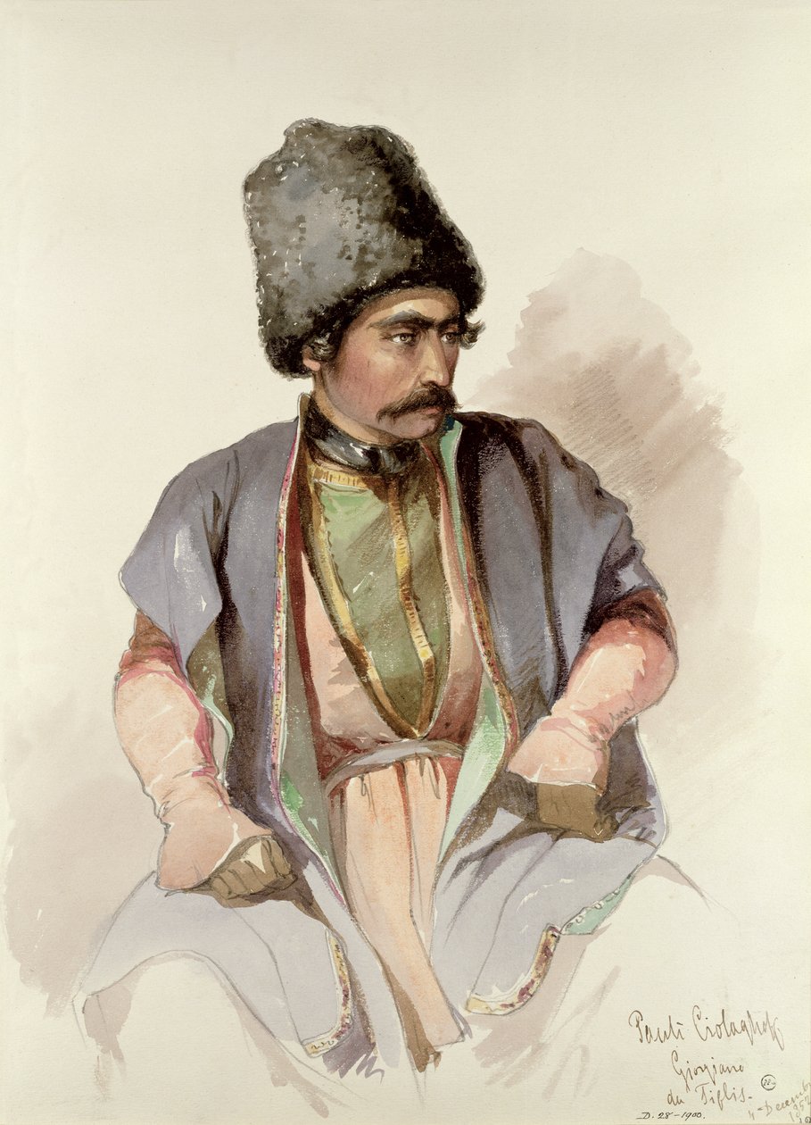 Paul - Un georgiano de Tiflis, 1852 de Amadeo Preziosi