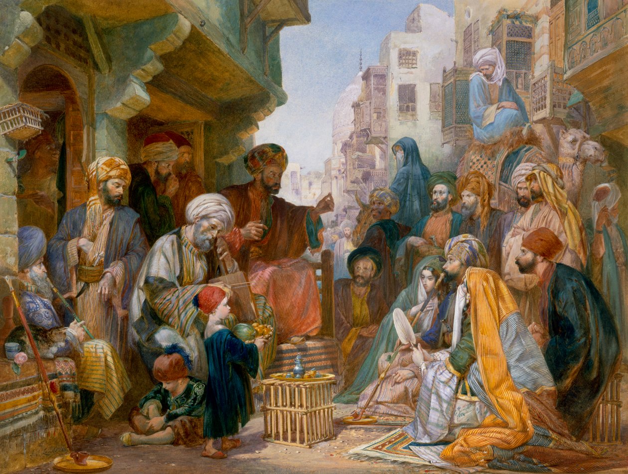 Escena de calle turca de Amadeo Preziosi