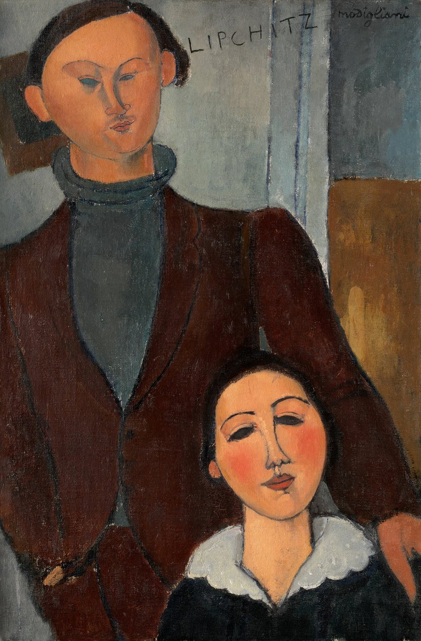 Jacques y Berthe Lipchitz, 1916 de Amedeo Modigliani