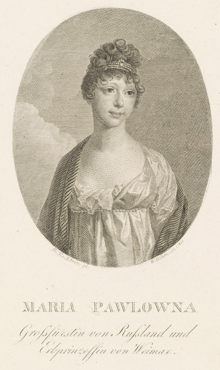 Gran Duquesa María Pavlovna de Rusia, Gran Duquesa de Sajonia-Weimar-Eisenach de Amadeus Wenzel Boehm
