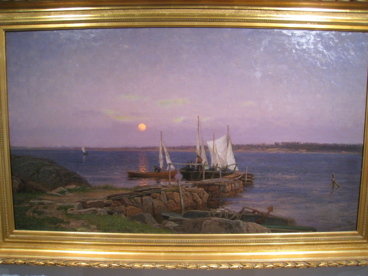 Noche de verano en Arisholmen de Amaldus Nielsen