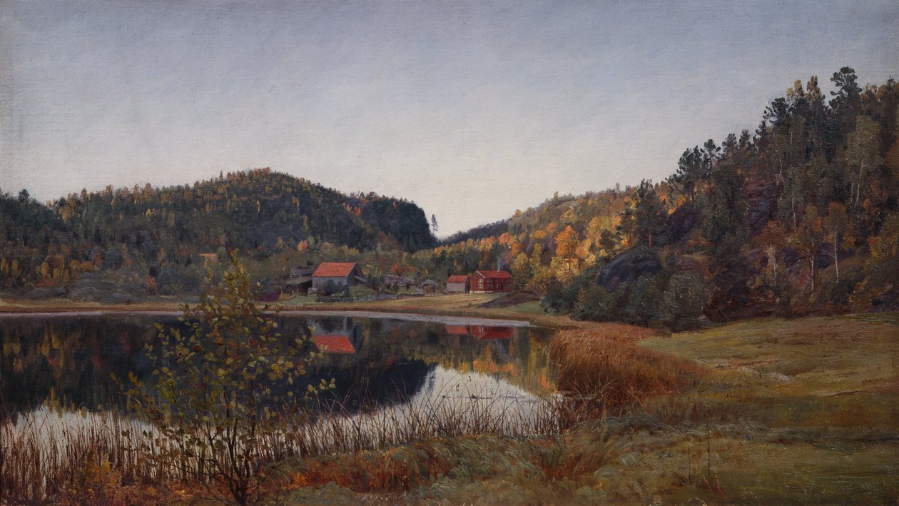 Trom Tjenndalen, cerca de Risør de Amaldus Nielsen