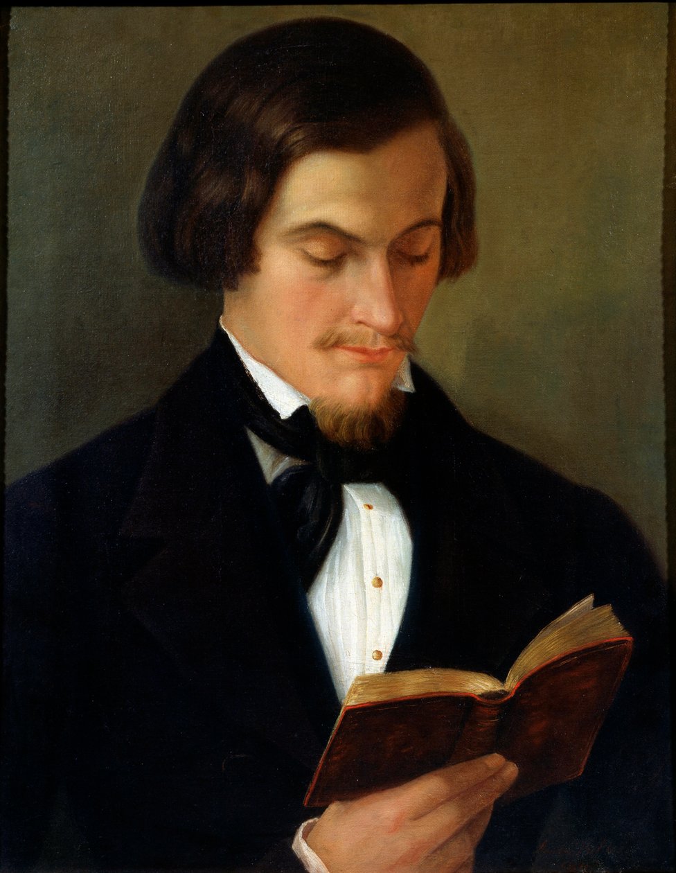 Retrato del poeta Heinrich Heine, 1842 de Amalia Keller