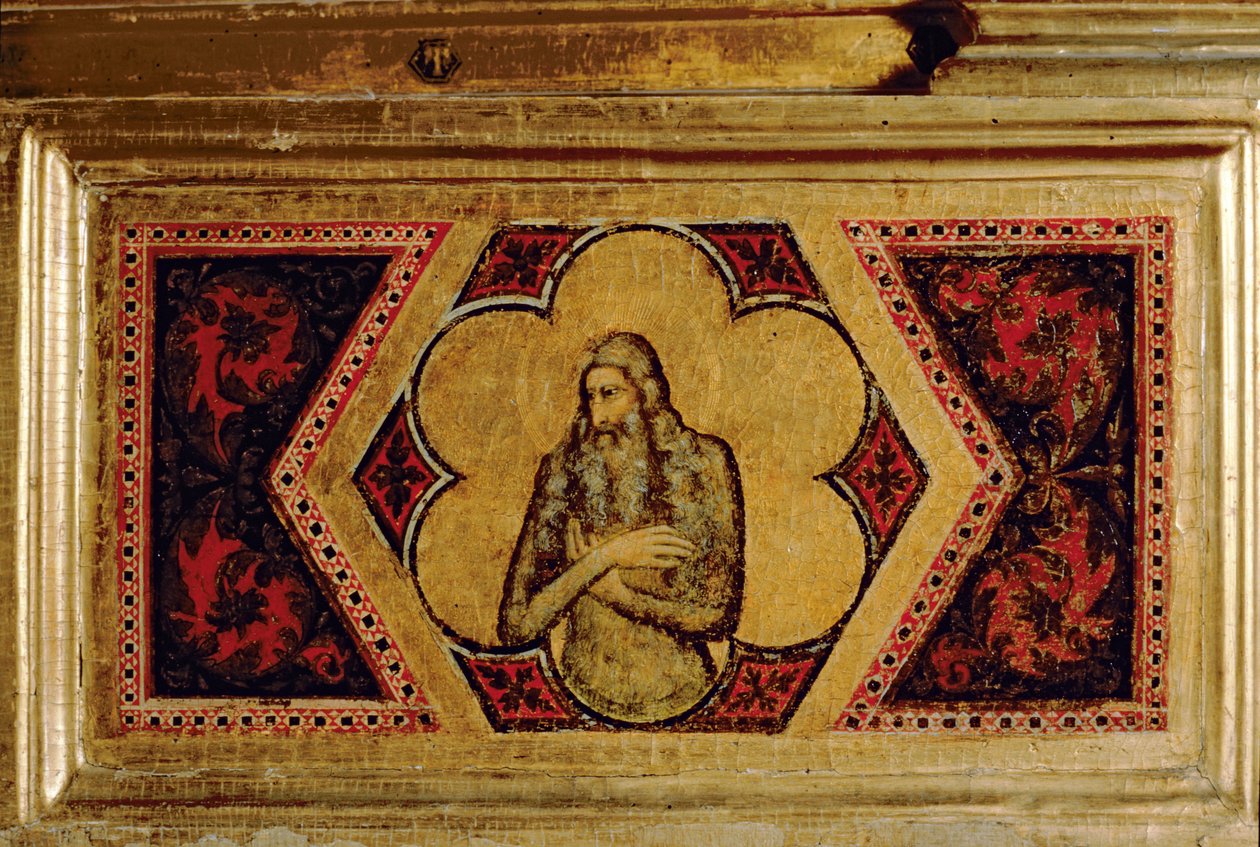 Coronación de la Virgen Políptico (extremo derecho predela) de Ambrogio Bondone Giotto