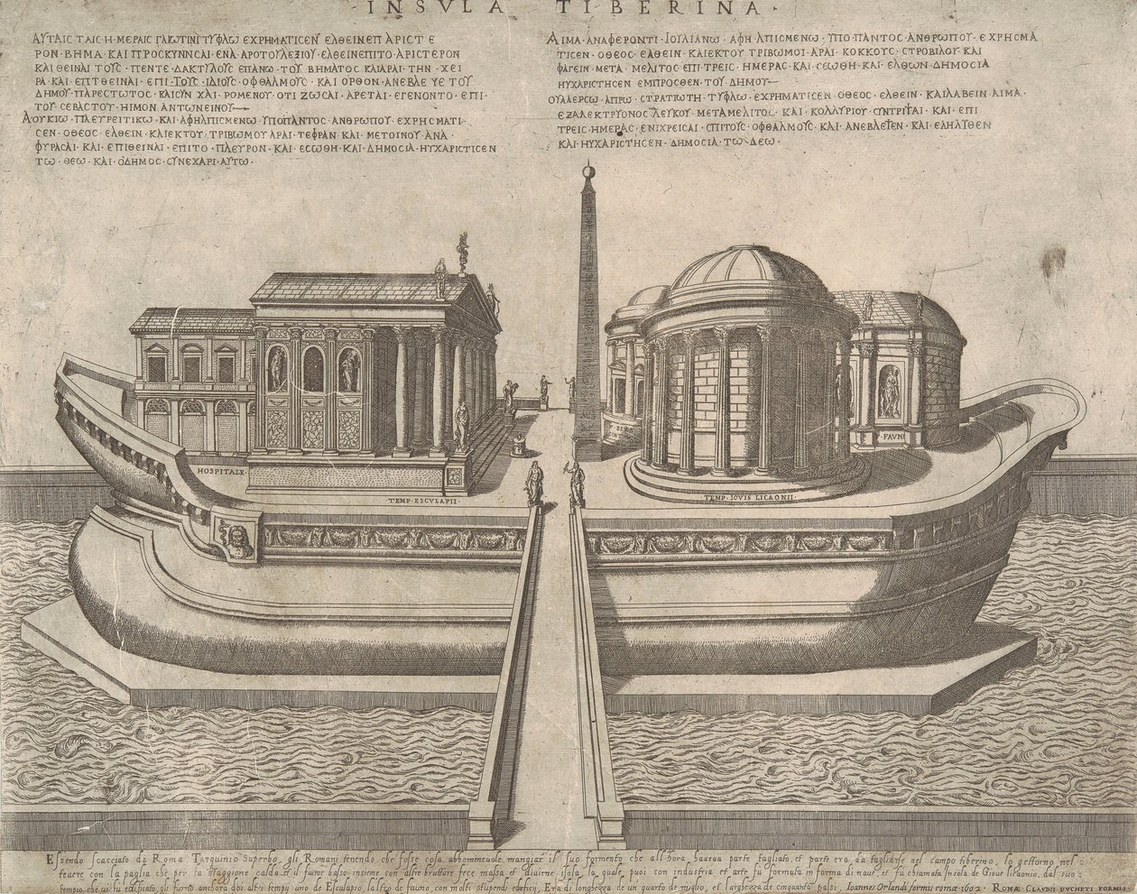 Isla Tiberina de Ambrogio Brambilla