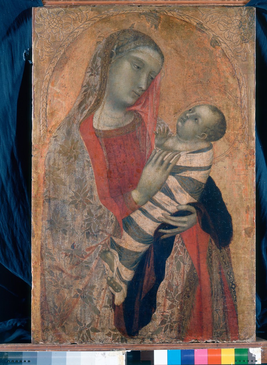 La Virgen y el Niño de Ambrogio Lorenzetti