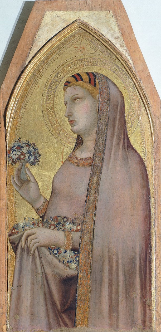 Santa Dorotea (detalle) de Ambrogio Lorenzetti