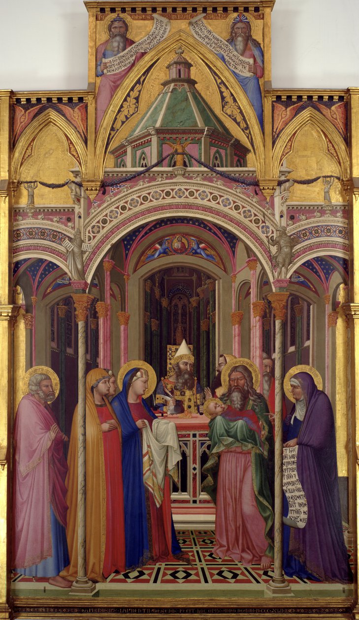 La presentación en el templo, 1342 de Ambrogio Lorenzetti