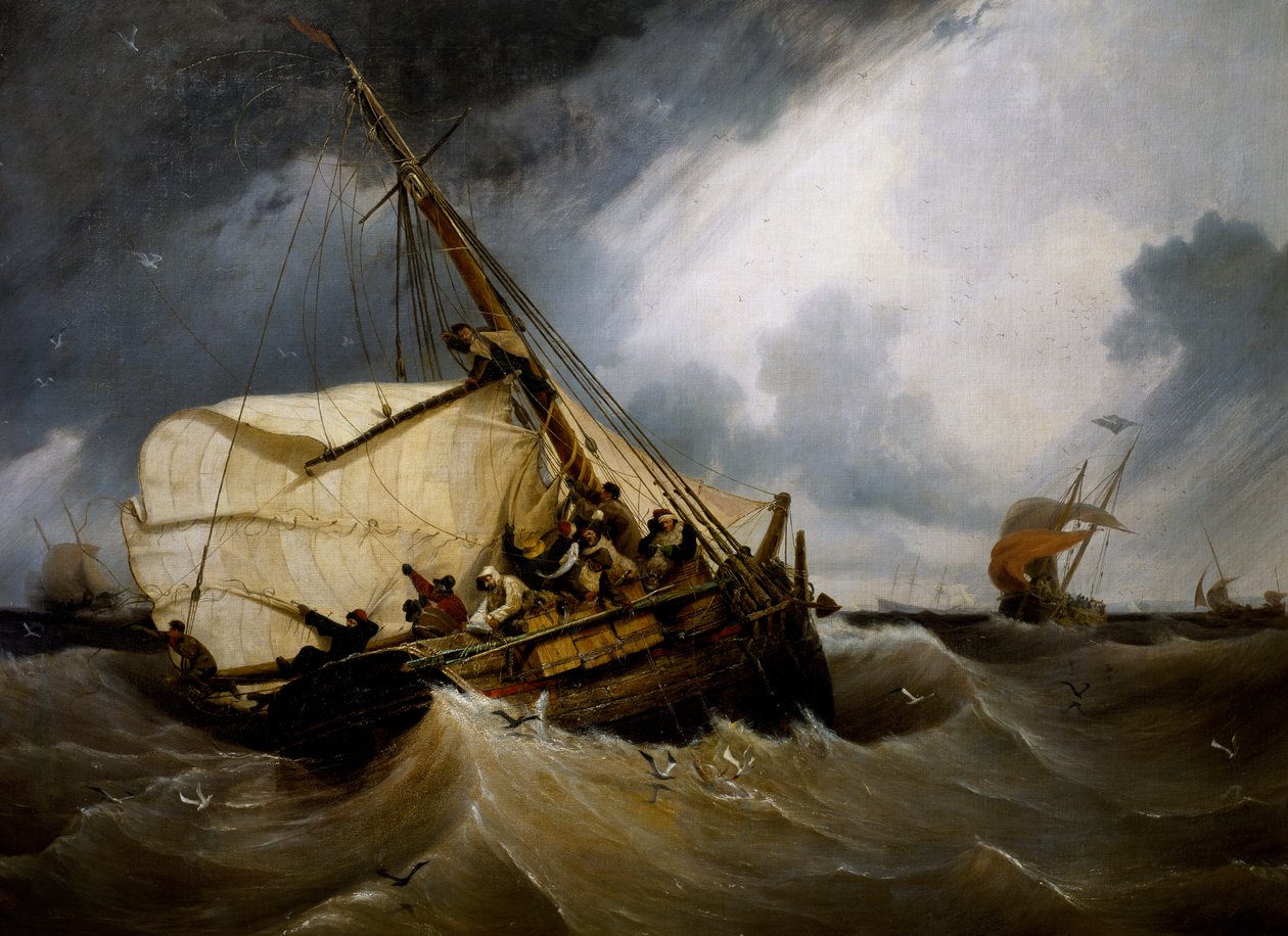 Pesca de bacalao de Ambroise Louis Garneray