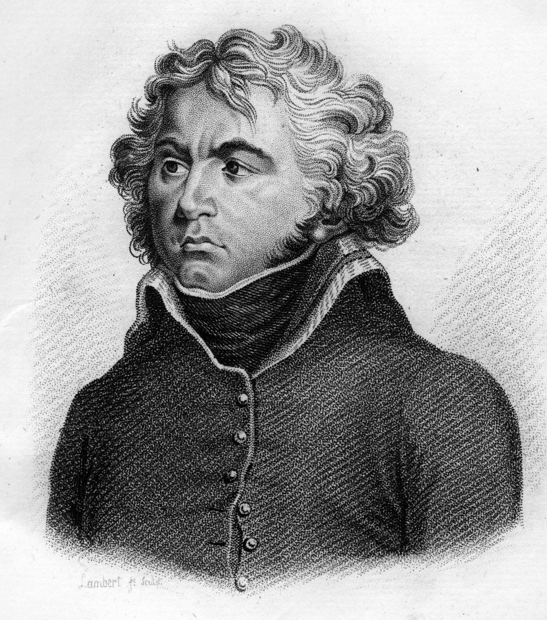 Jean-Baptiste Kléber (1753-1800), general francés. En "Portraits des généraux français en suite les victoires et conquêtes des Français". Grabado por Ambroise Tardieu en 1818. Colección Stella. de Ambroise Tardieu
