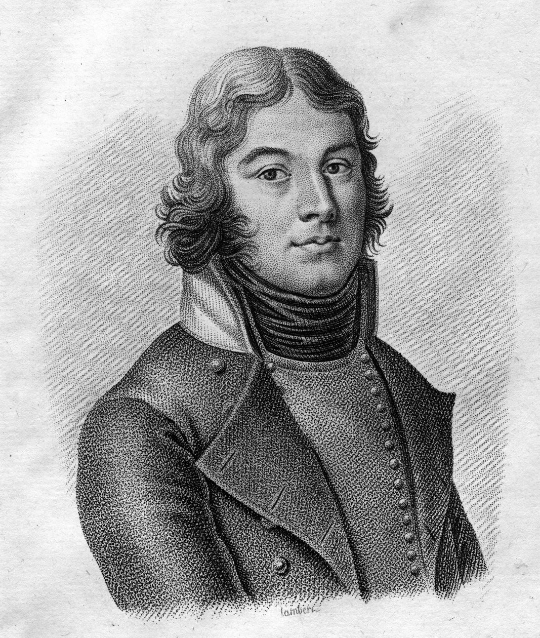 Retrato del General Lazare Louis Hoche (1768-1797). En 