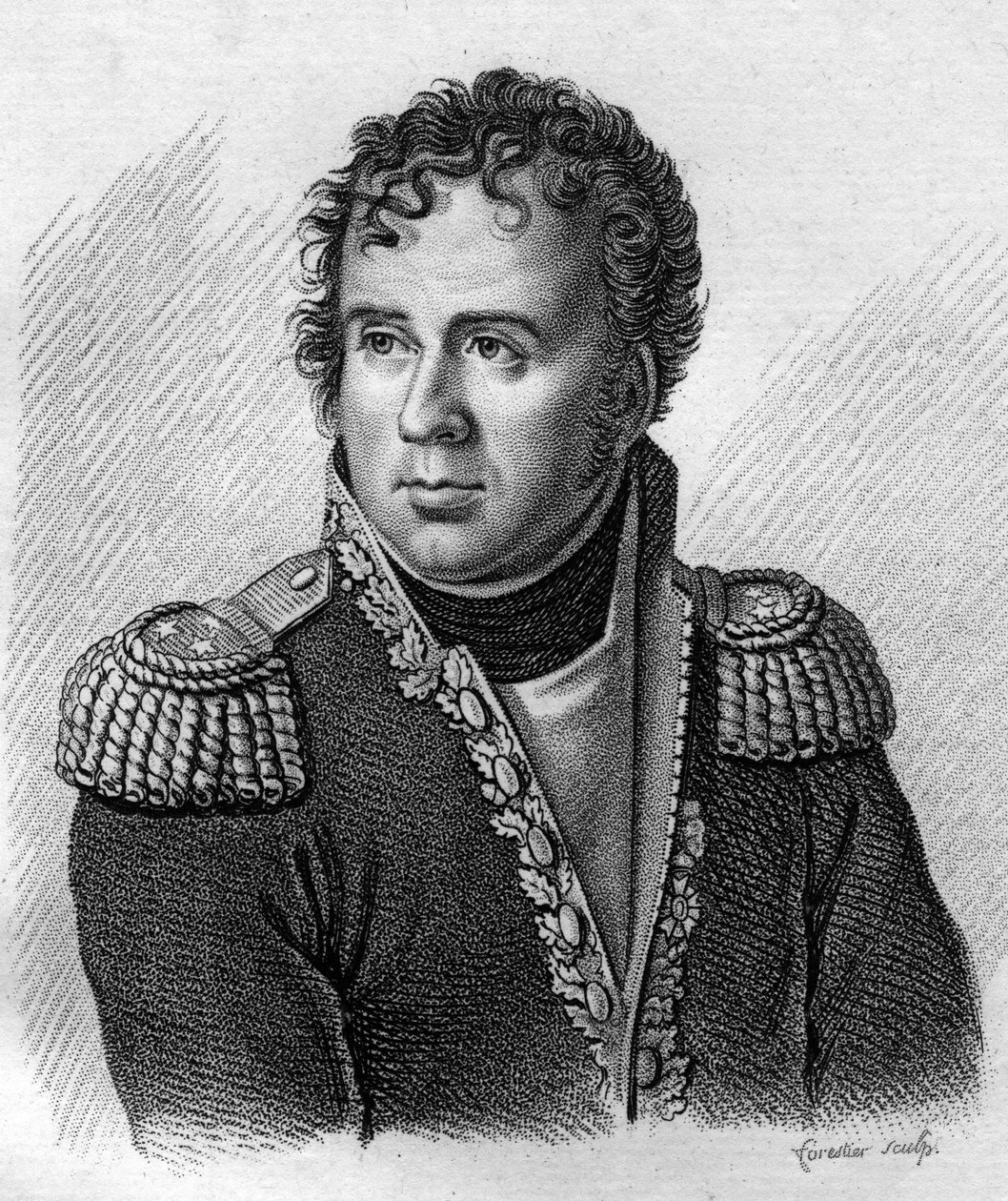 Retrato de Joseph Secret Pascal Vallongue, General de Brigada (1763-1806) - en “Retratos de los generales franceses en las victorias y conquistas de los franceses”. Grabado por Ambroise Tardieu en 1818. Colección Stella. de Ambroise Tardieu