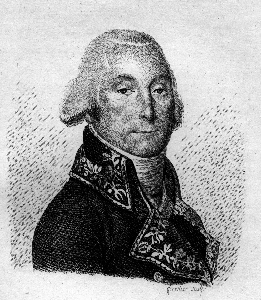 Retrato de Olivier Macoux Rivaud de la Raffiniere (1766-1839). General y Barón del Imperio. en “Retratos de los generales franceses en las victorias y conquistas de los franceses”. Grabado por Ambroise Tardieu en 1818. Colección Stella. de Ambroise Tardieu