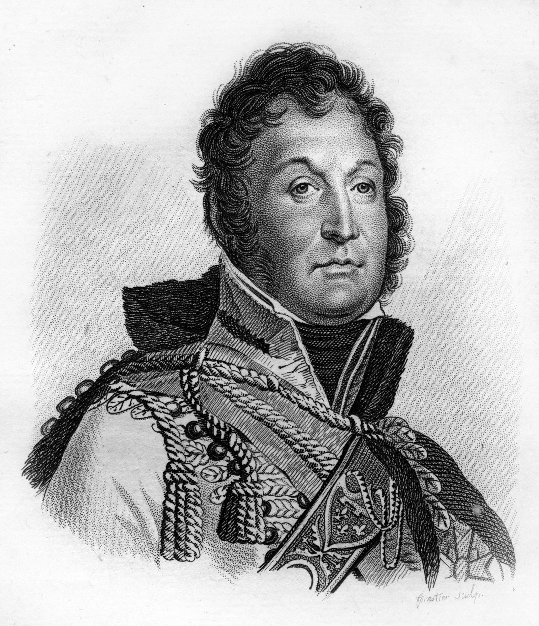 El Duque de Orleans, que se convirtió en Luis Felipe I (1773-1850), Rey de los Franceses. Grabado por Ambroise Tardieu en 1818. Colección Stella. de Ambroise Tardieu