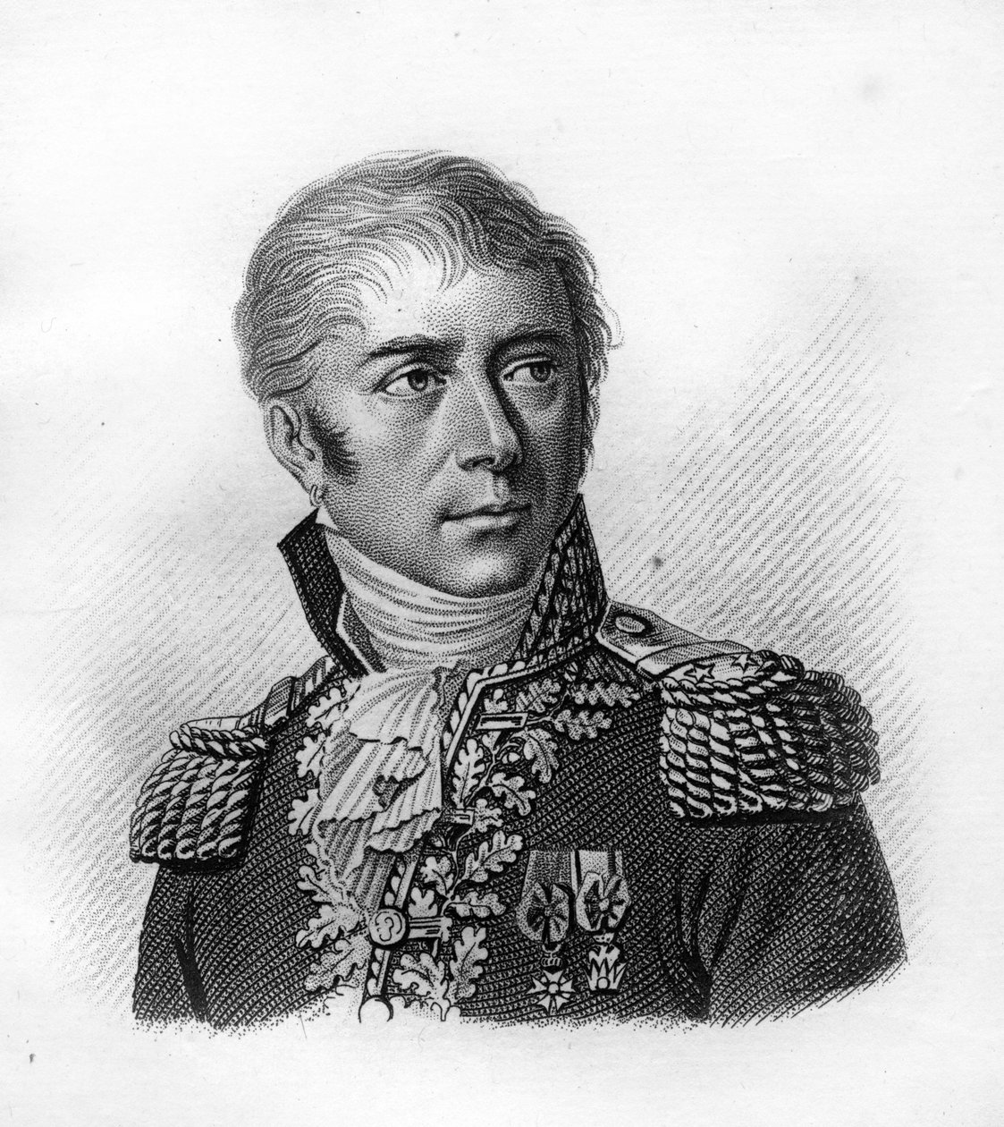 Retrato del general Honore Vial (1776-1813). Grabado por Ambroise Tardieu en 1818. Colección Stella. de Ambroise Tardieu