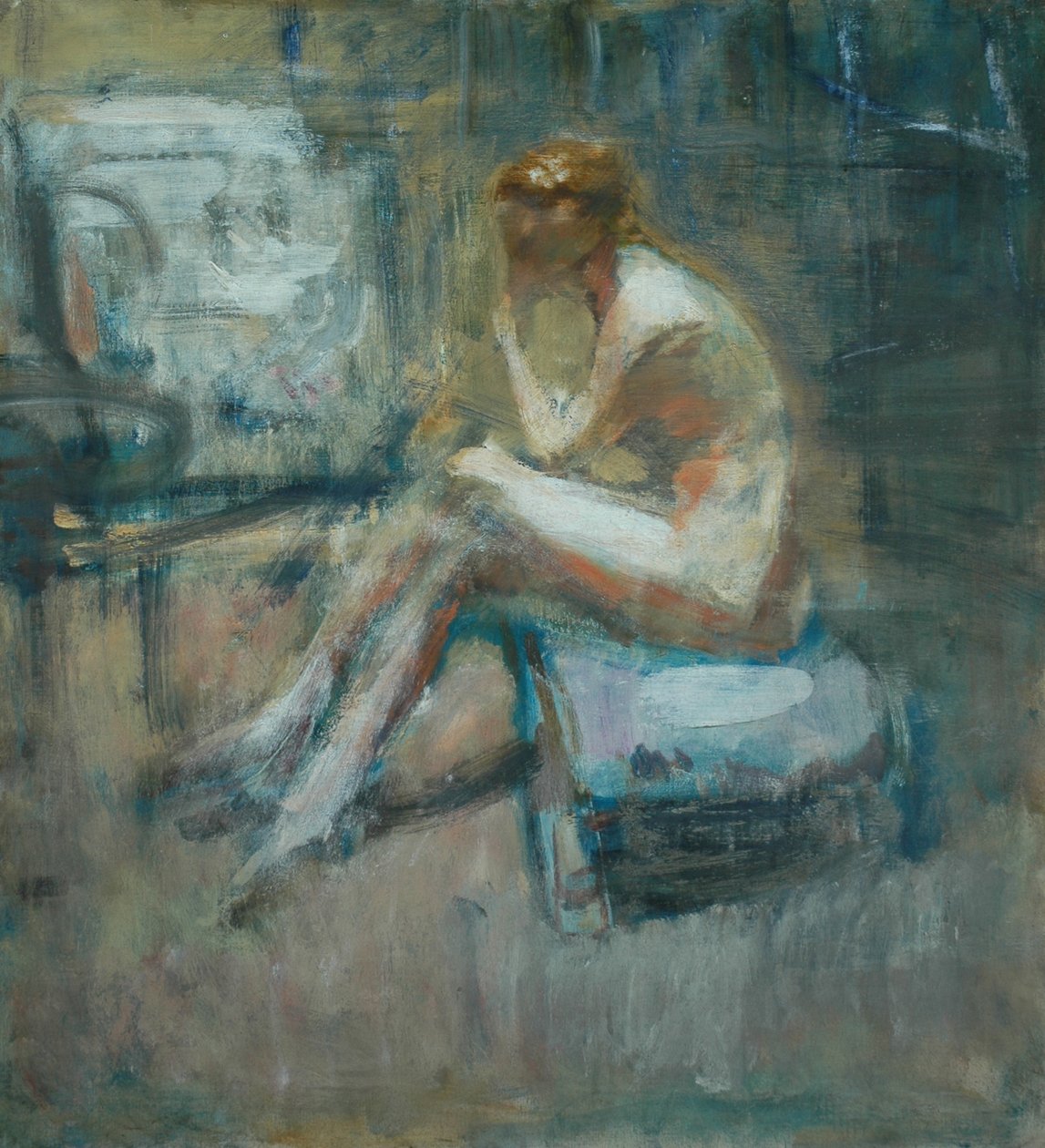 Desnudo sentado, c.1920 de Ambrose McEvoy