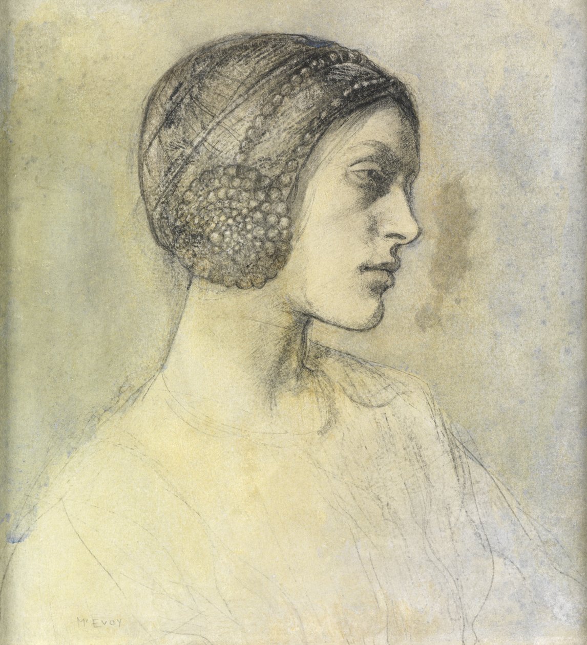 Anais, usando un beguin, c.1822 de Ambrose McEvoy