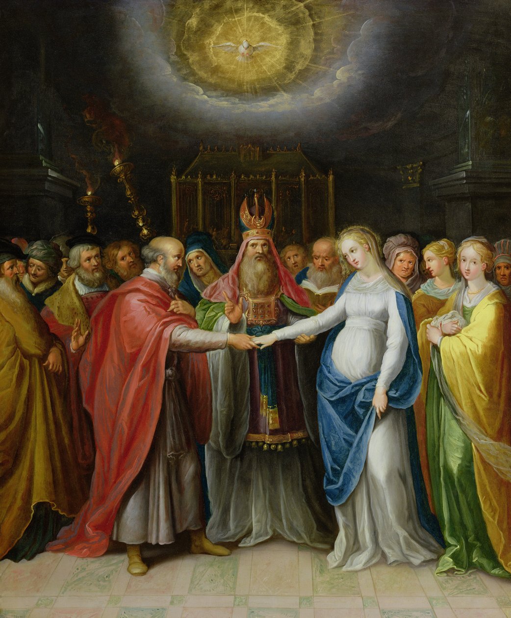 Desposorios de la Virgen de Ambrosius II Francken or Franck