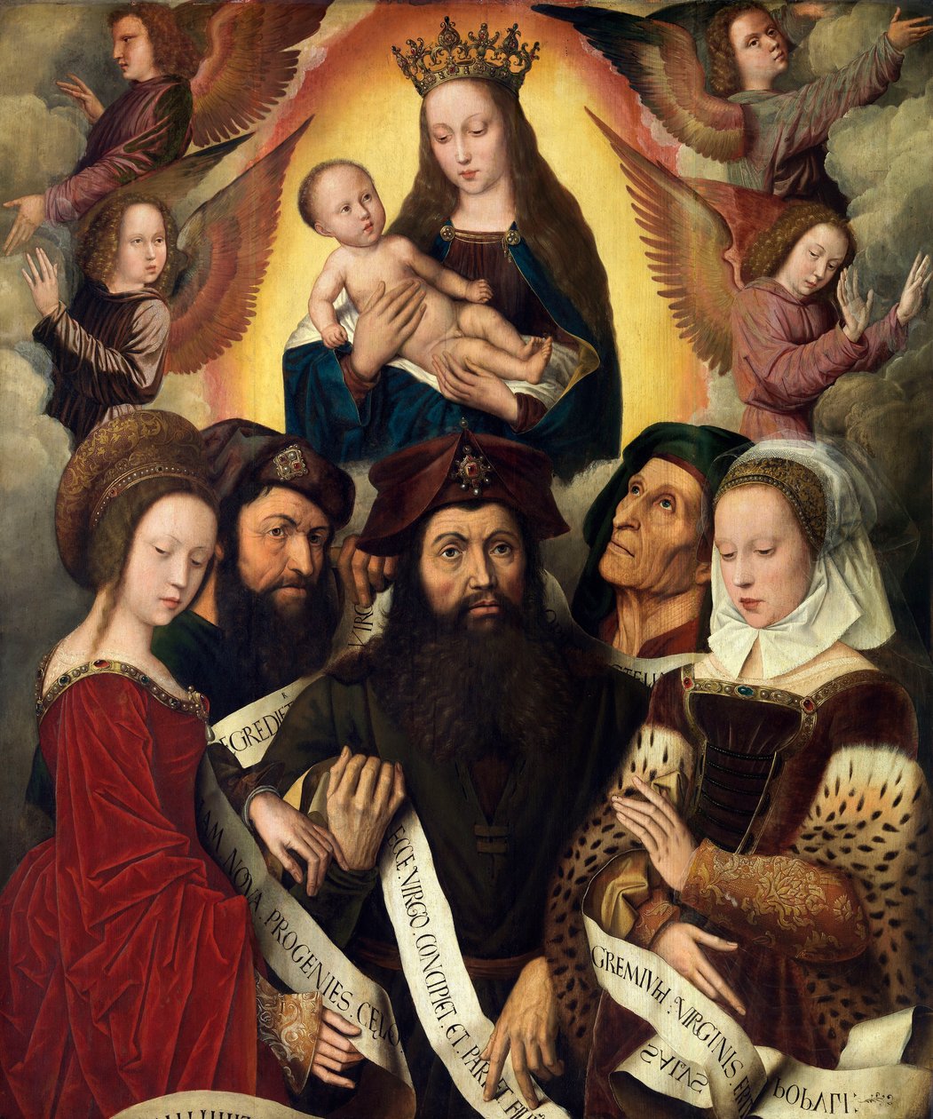 Deipara Virgo (óleo sobre tabla) de Ambrosius Benson