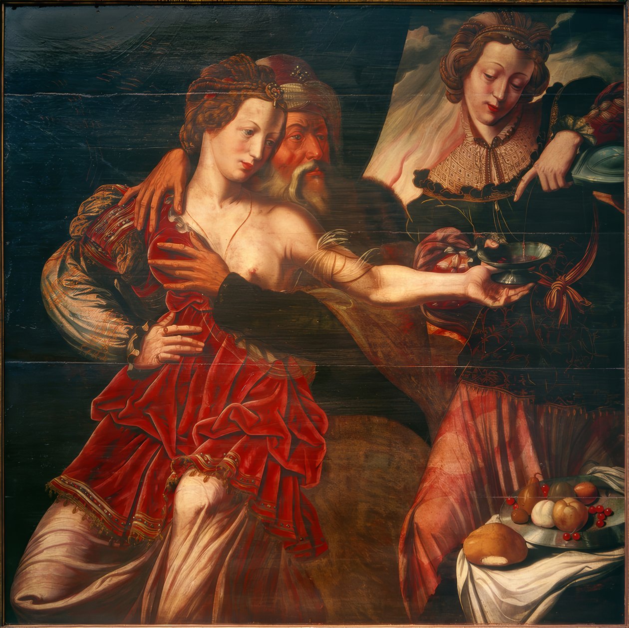 Lot y sus hijas de Ambrosius Benson
