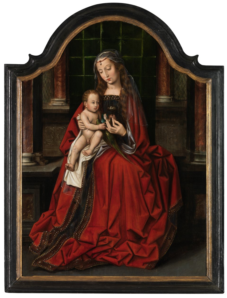 Madonna (óleo sobre tabla) de Ambrosius Benson