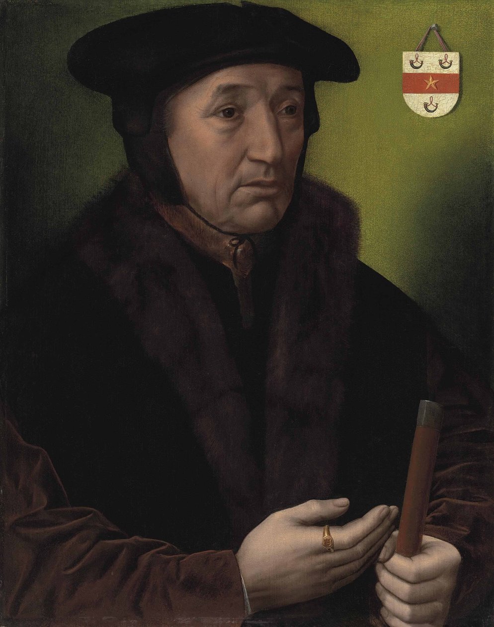 Retrato de Jean Wyts, Watergrave de Malinas de Ambrosius Benson
