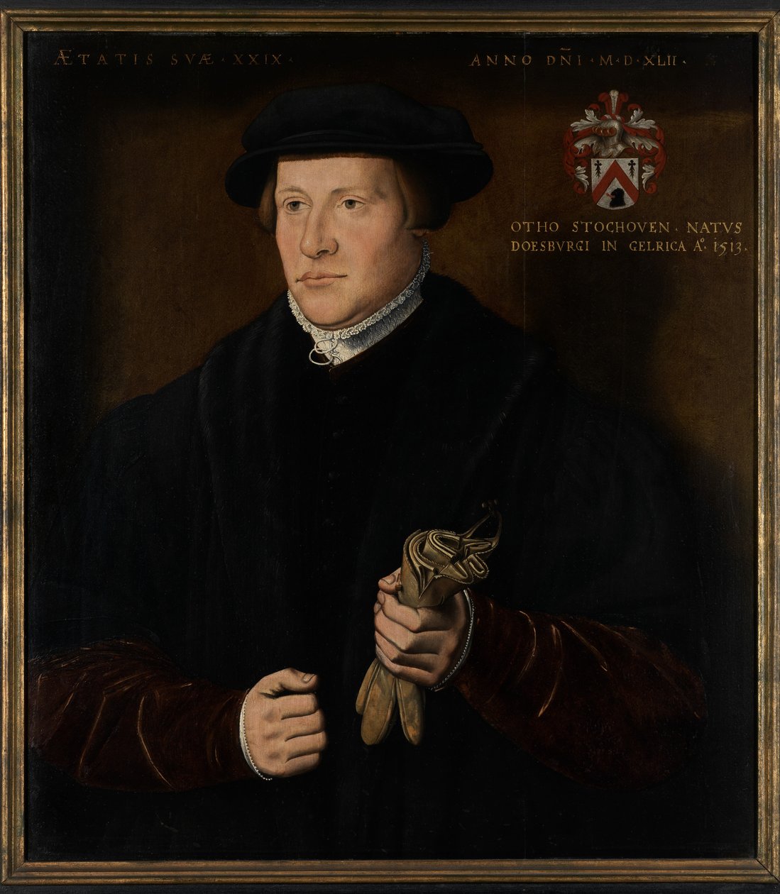Retrato de Otho Stochoven (óleo sobre tabla) de Ambrosius Benson