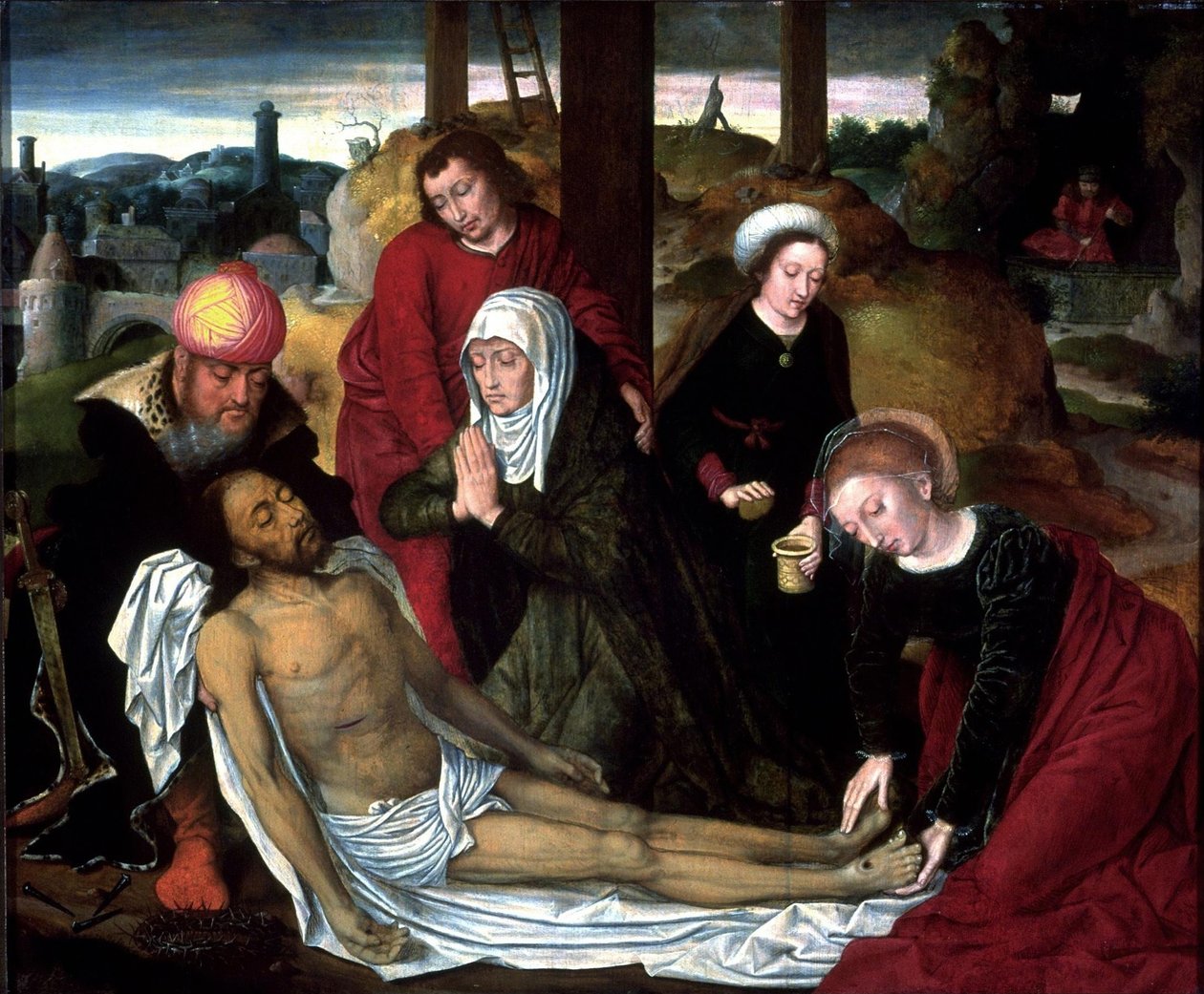 El lamento por Cristo muerto de Ambrosius Benson