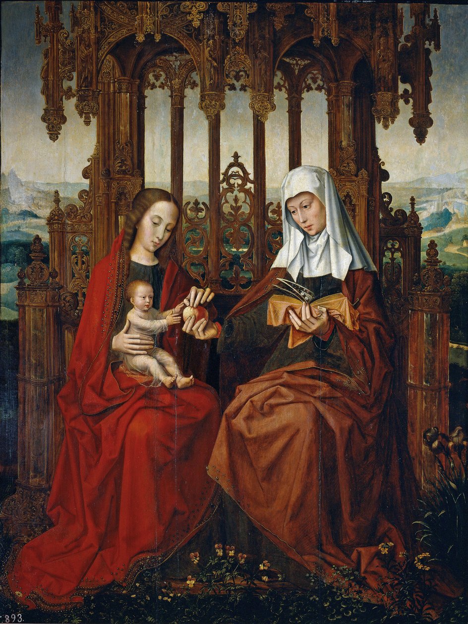 La Virgen y el Niño con Santa Ana de Ambrosius Benson
