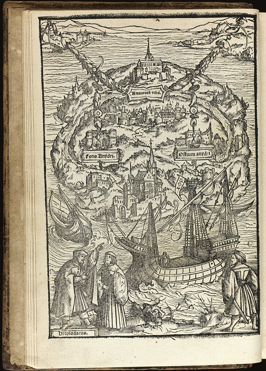 Utopía de Thomas More, 1518 de Ambrosius Holbein