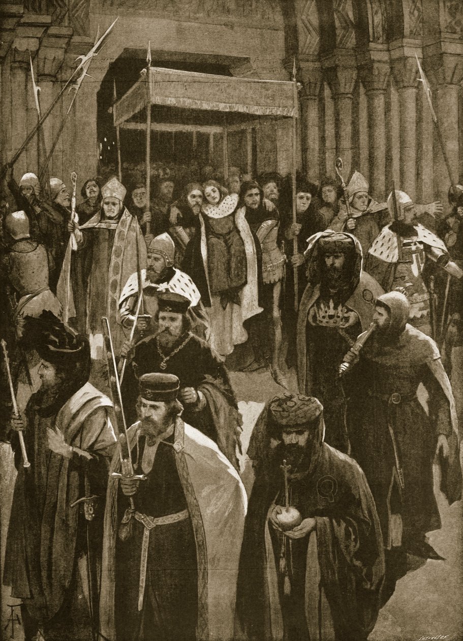 El Receso Después de la Coronación de Ricardo II, Vigilia de San Kenelm, 16 de julio de 1377, de 